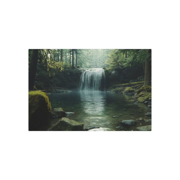 Serene Waterfall Metal Art - Modern Oasis Sensory Design & Art Studio - Home Decor