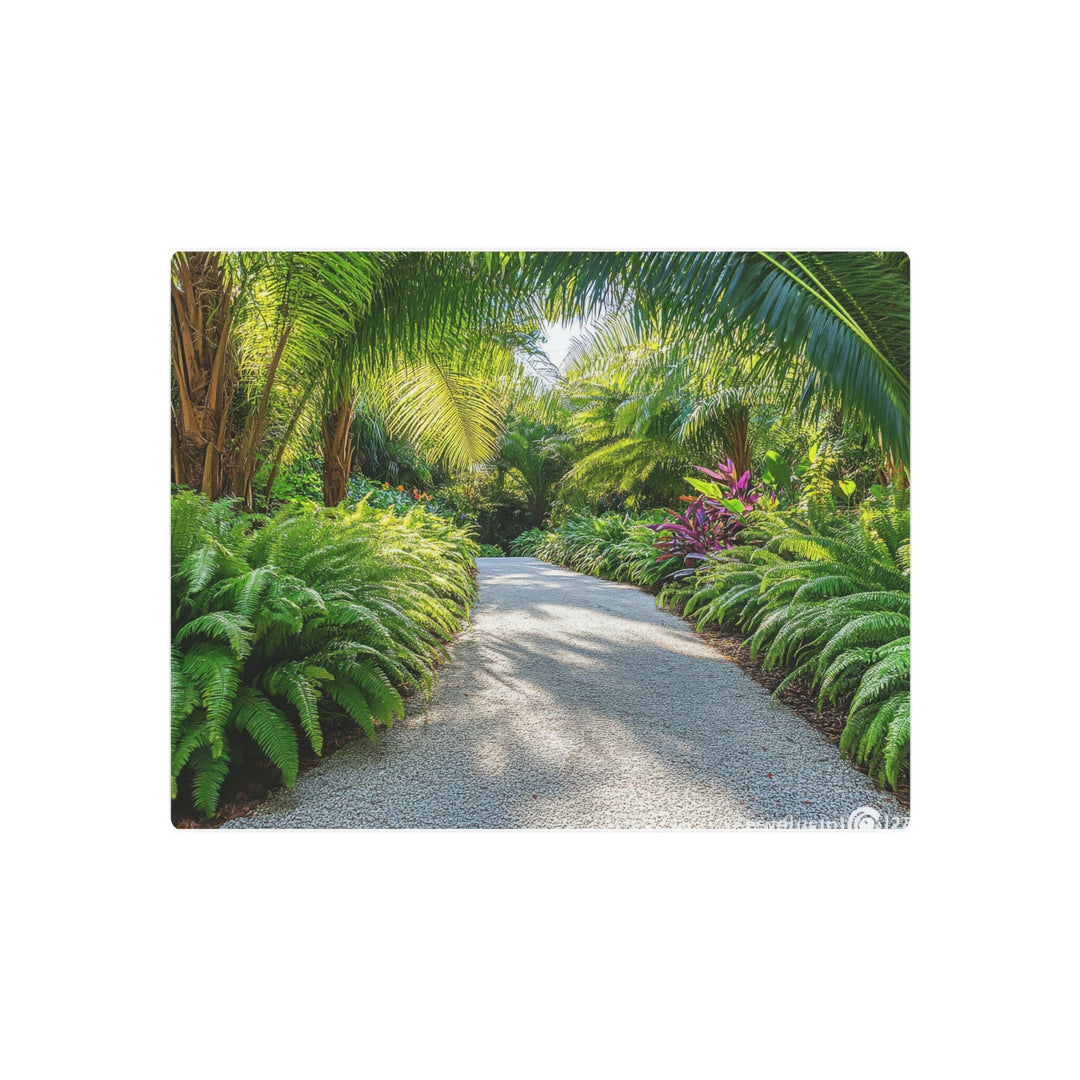 Serene Tropics Metal Art - Modern Oasis Sensory Design & Art Studio - Home Decor