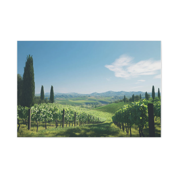 Lush Vineyard - Modern Oasis Sensory Design & Art Studio - Canvas