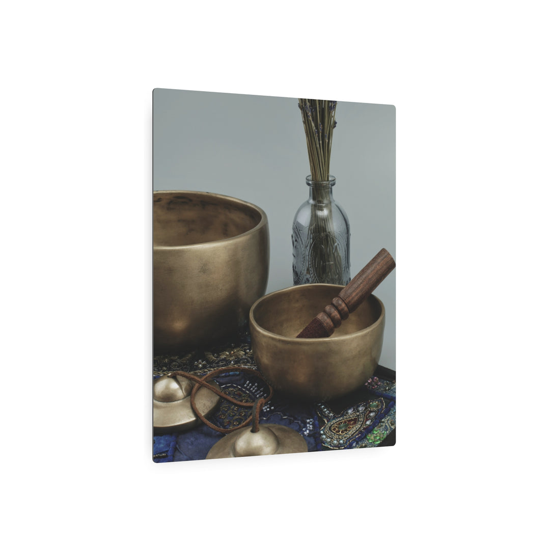 Singing Bowl Metal Art - Modern Oasis Sensory Design & Art Studio - Home Decor