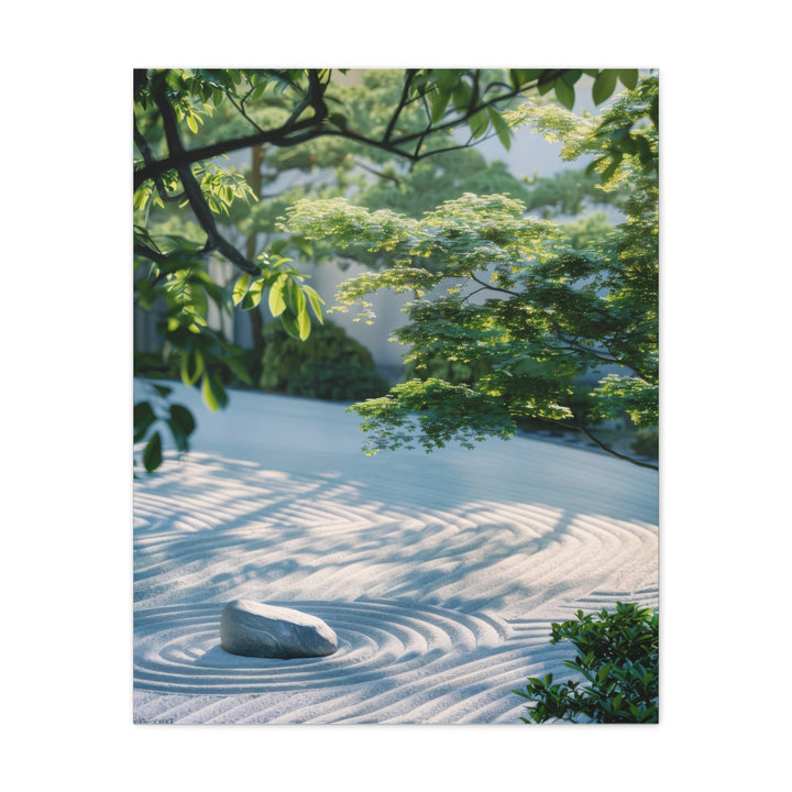 Serene Zen Garden - Modern Oasis Sensory Design & Art Studio - Canvas