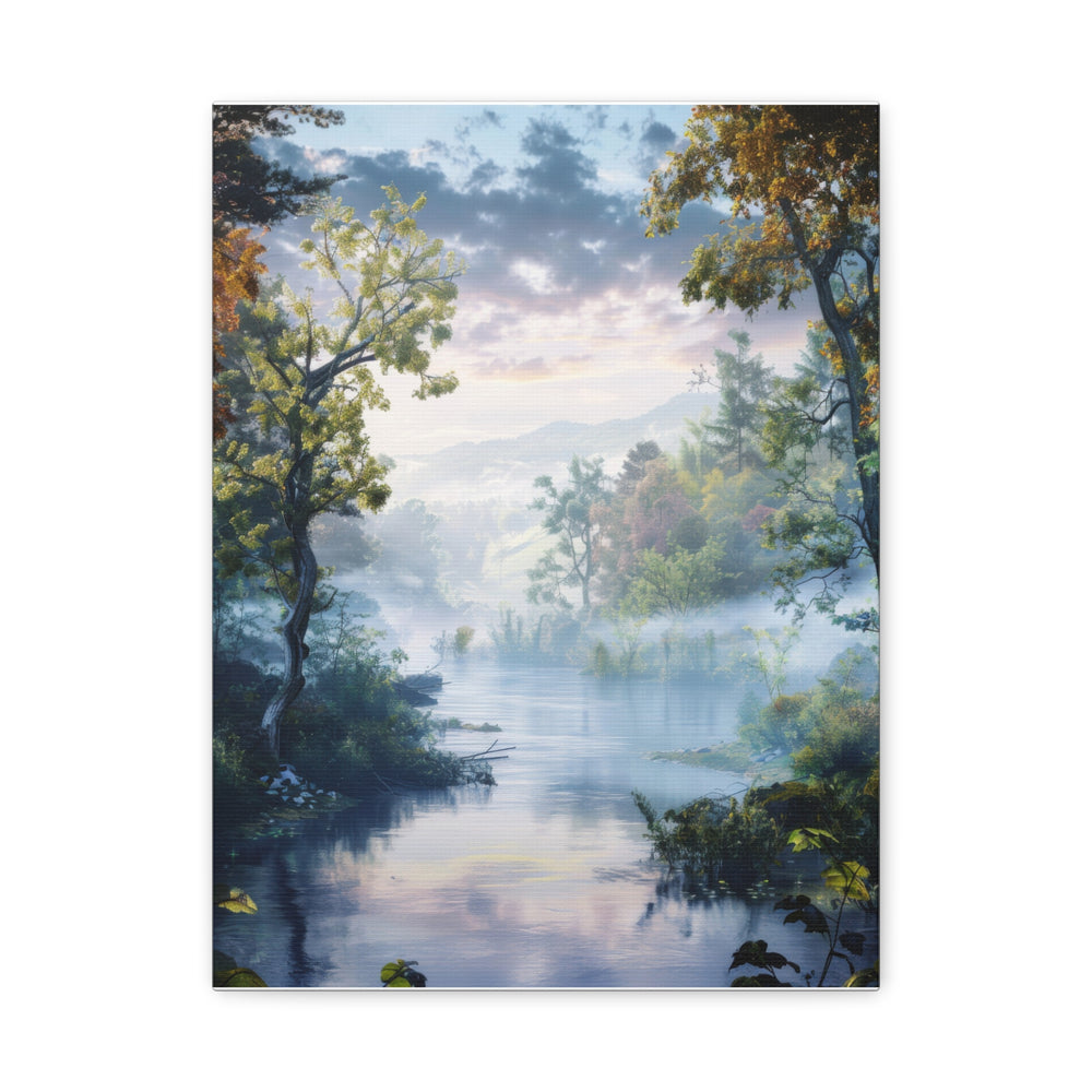 Serene Landscape Scene - Modern Oasis Sensory Design & Art Studio - Canvas