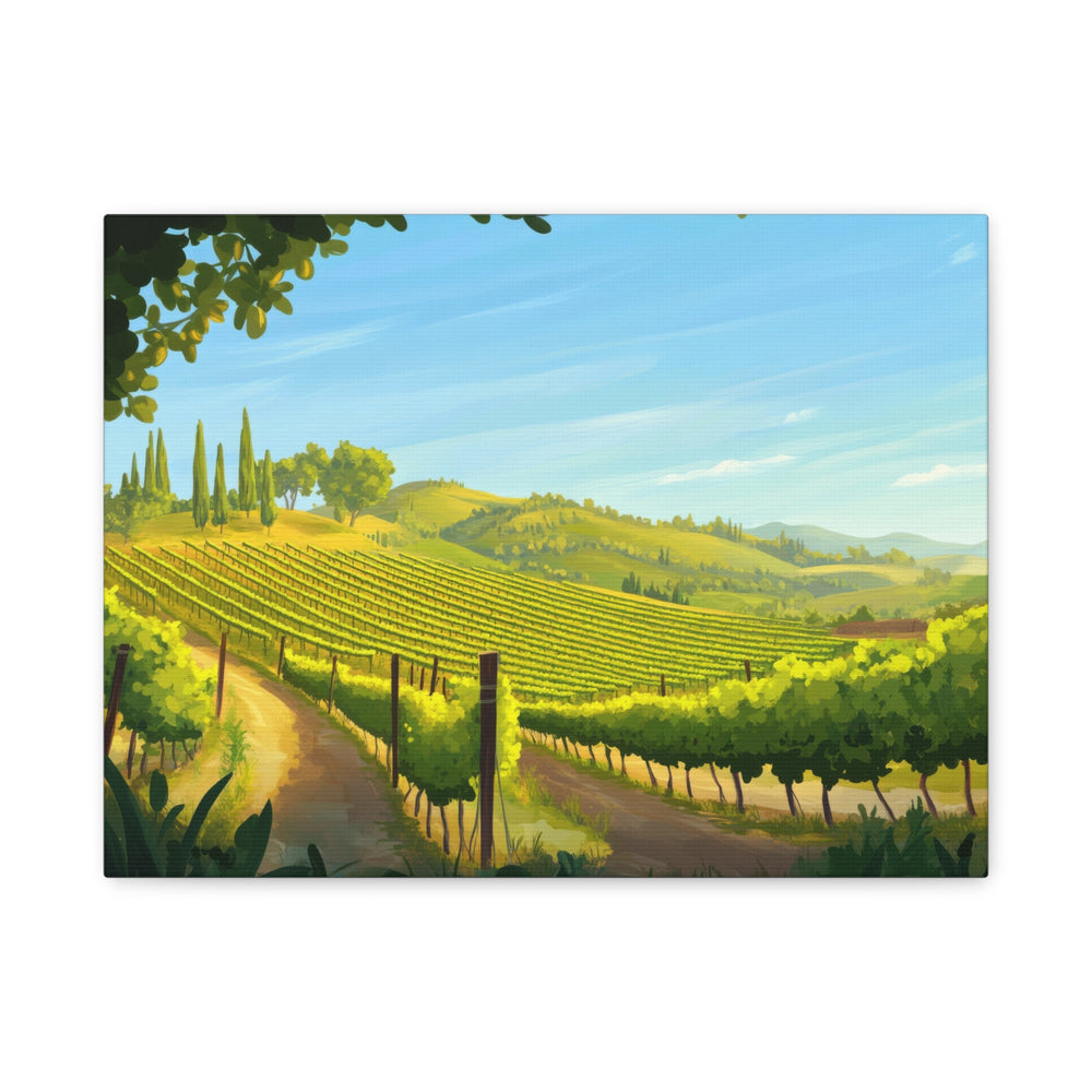 Vineyard Landscape - Modern Oasis Sensory Design & Art Studio - Canvas
