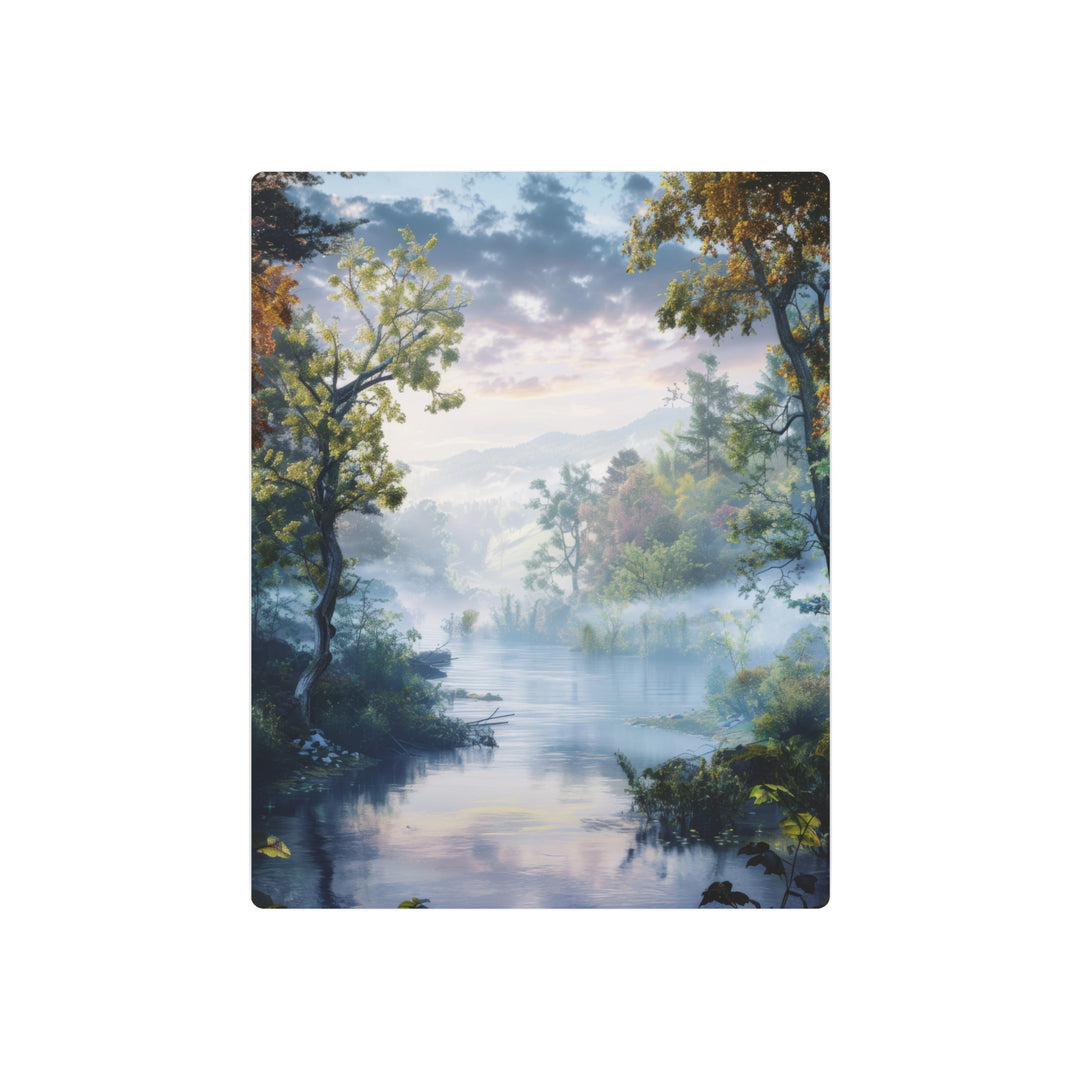 Serene Landscape Scene Metal Art - Modern Oasis Sensory Design & Art Studio - Home Decor