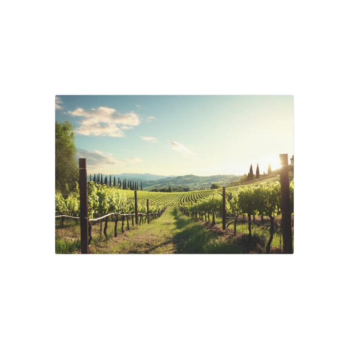 Scenic Vineyard Metal Art - Modern Oasis Sensory Design & Art Studio - Home Decor