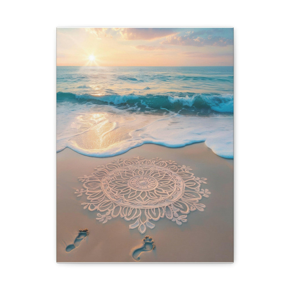 Serene Beach - Modern Oasis Sensory Design & Art Studio - Canvas