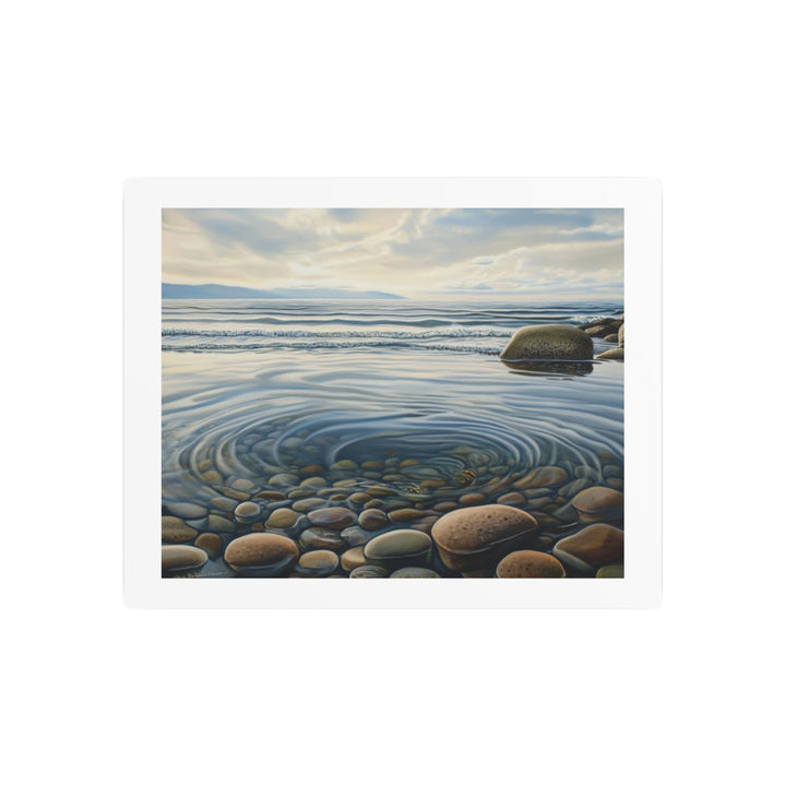 Serene Stone Waves Metal Art - Modern Oasis Sensory Design & Art Studio - Home Decor
