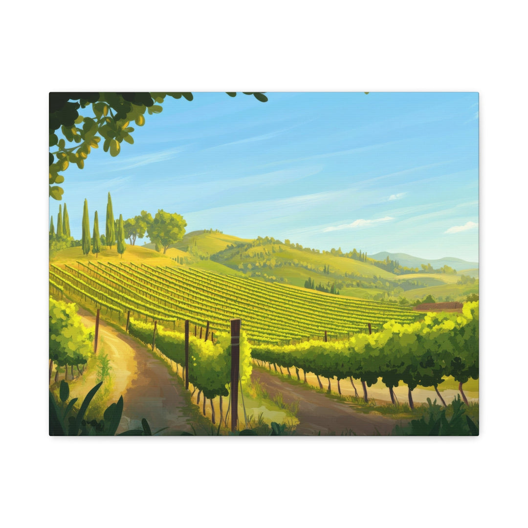 Vineyard Landscape - Modern Oasis Sensory Design & Art Studio - Canvas
