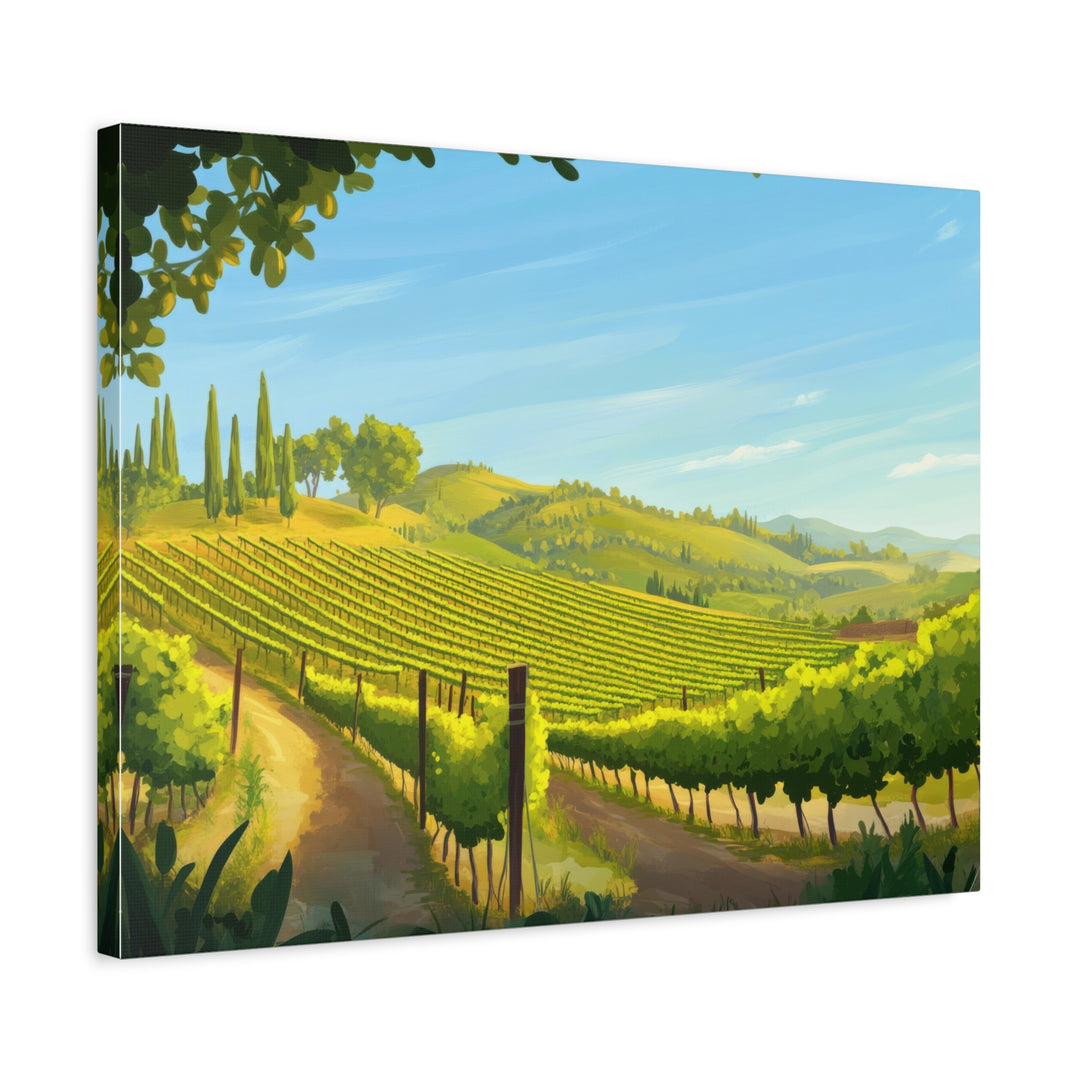 Vineyard Landscape - Modern Oasis Sensory Design & Art Studio - Canvas
