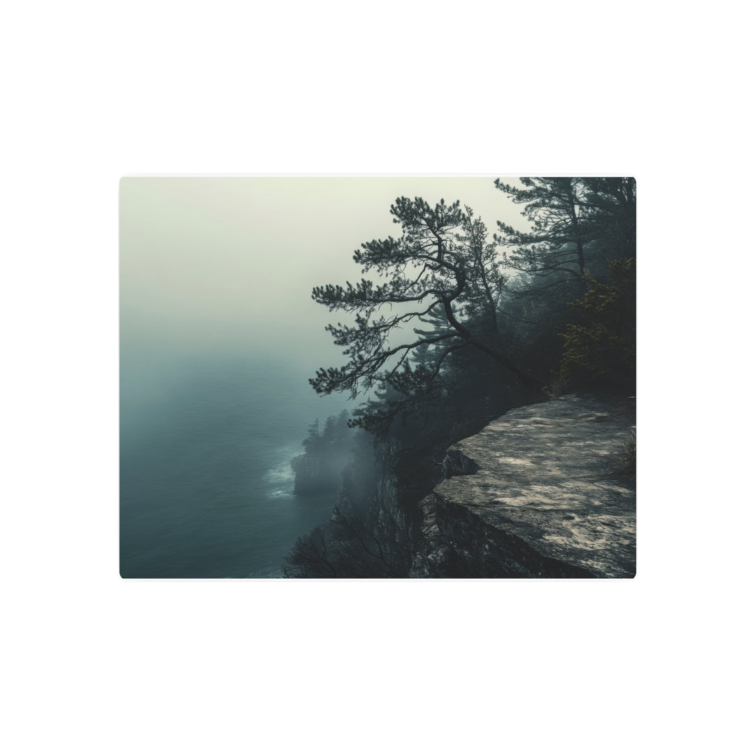 Misty Cliff Metal Art - Modern Oasis Sensory Design & Art Studio - Home Decor
