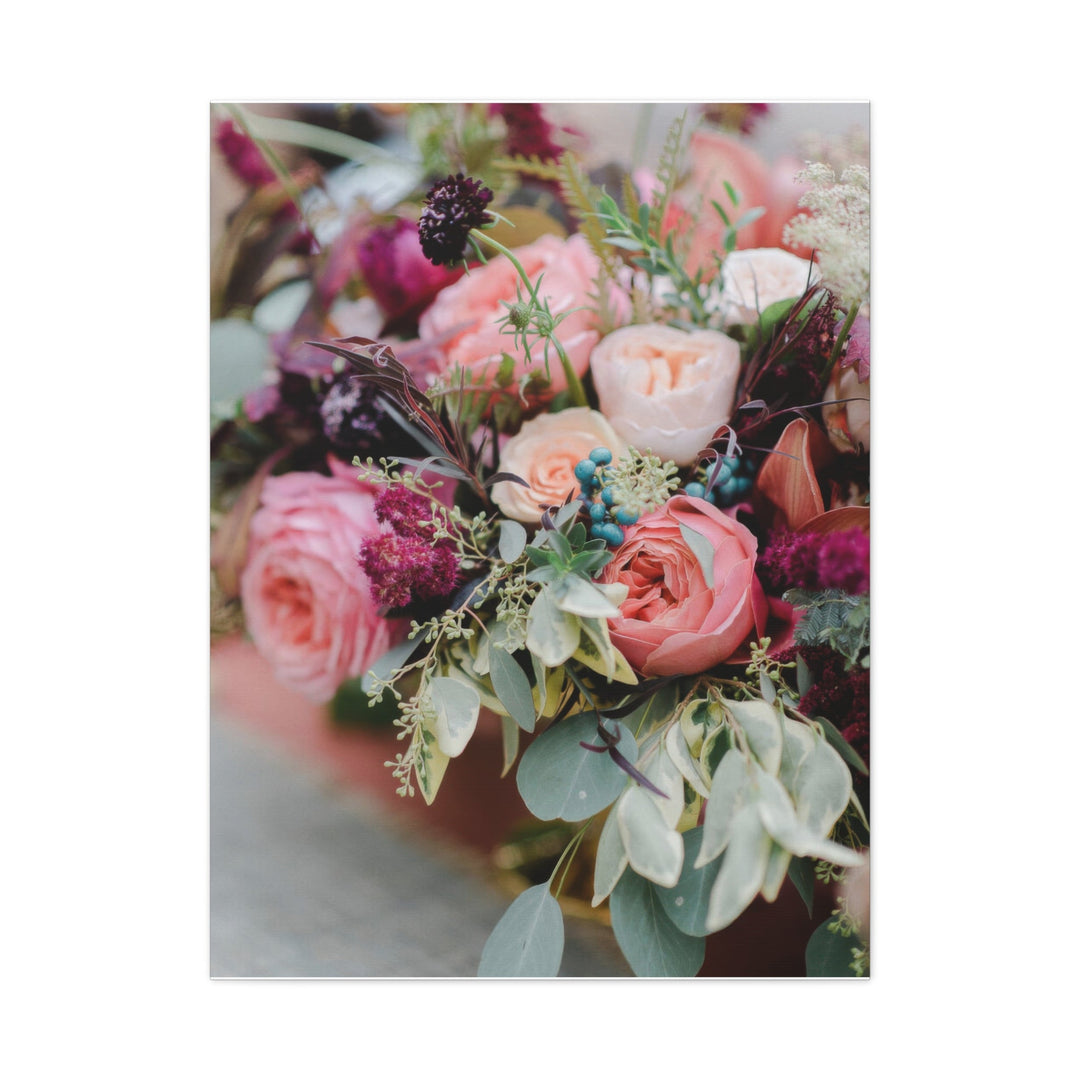 Blush Floral Haze - Modern Oasis Sensory Design & Art Studio - Canvas