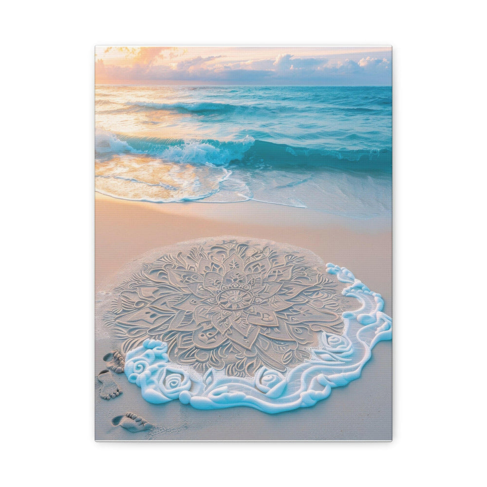 Serene Beach Waves - Modern Oasis Sensory Design & Art Studio - Canvas