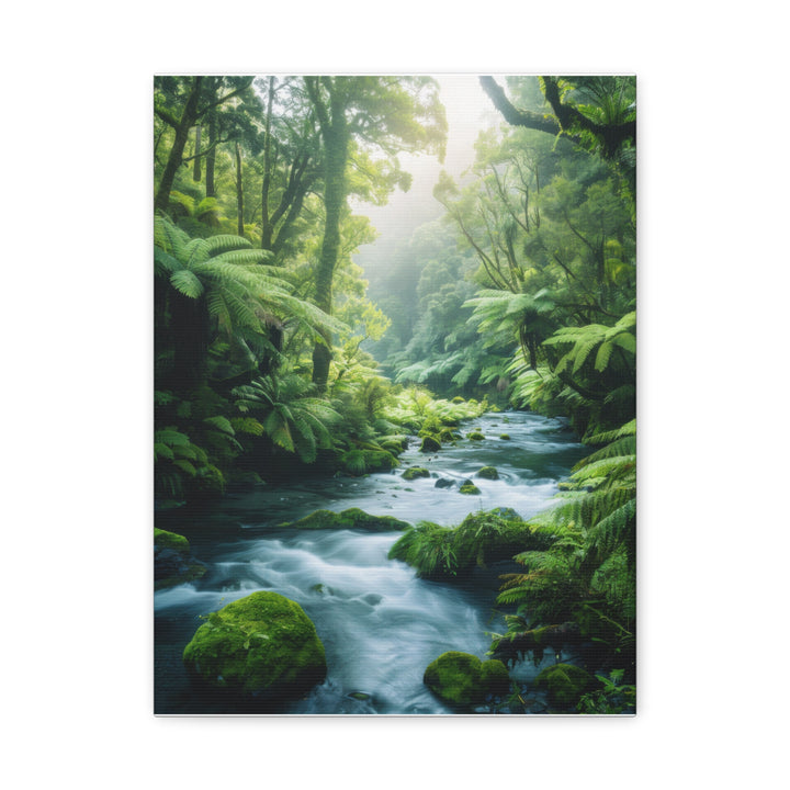 Serene River - Modern Oasis Sensory Design & Art Studio - Canvas