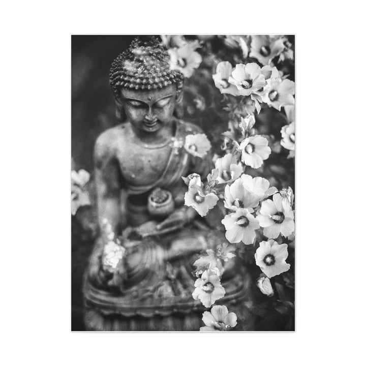Black and White Buddha - Modern Oasis Sensory Design & Art Studio - Canvas