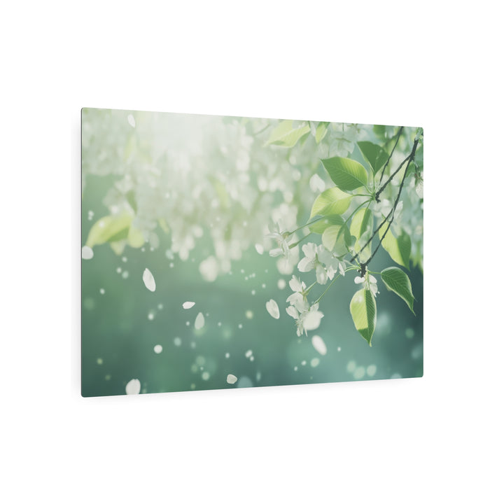 White Blossom Metal Art - Modern Oasis Sensory Design & Art Studio - Home Decor