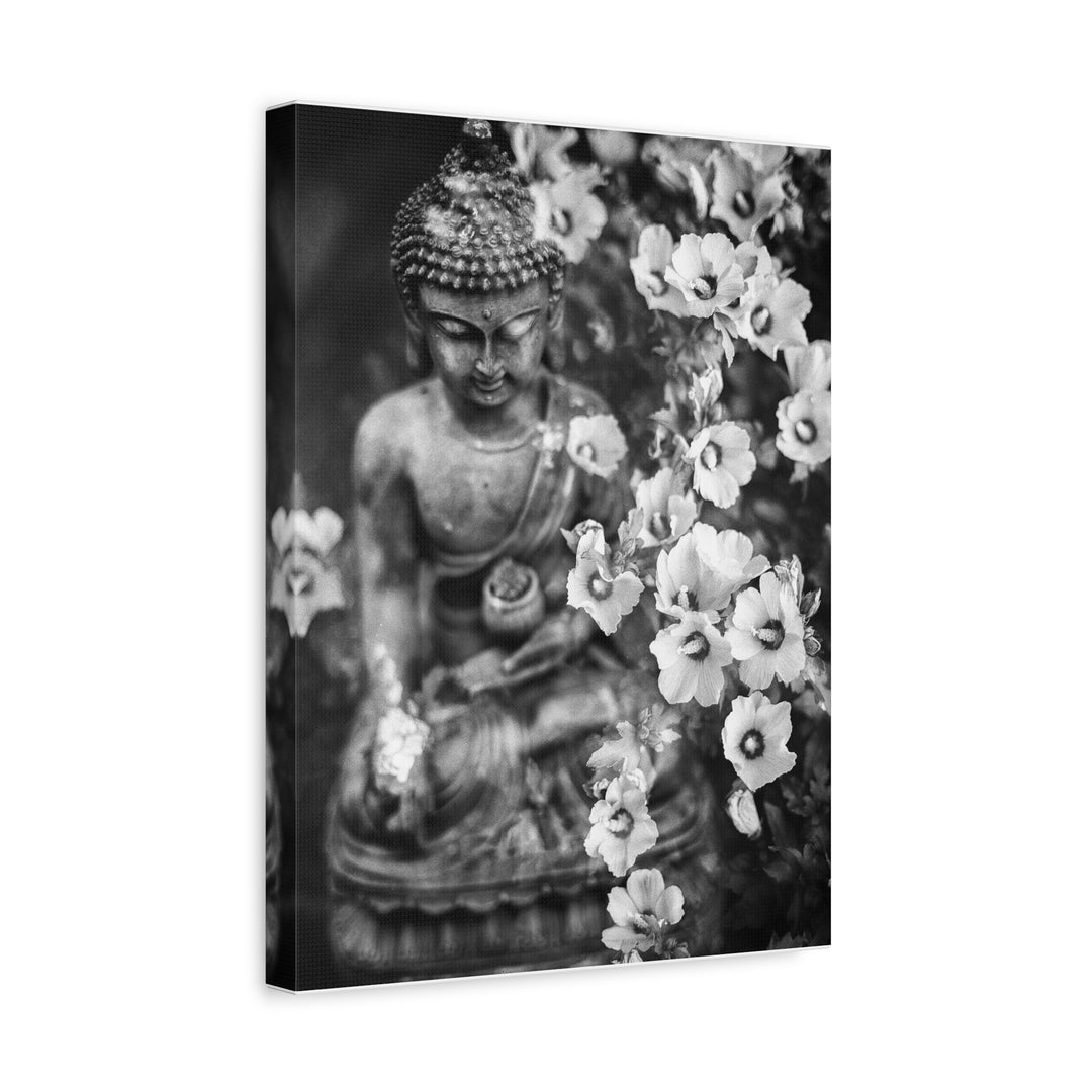 Black and White Buddha - Modern Oasis Sensory Design & Art Studio - Canvas