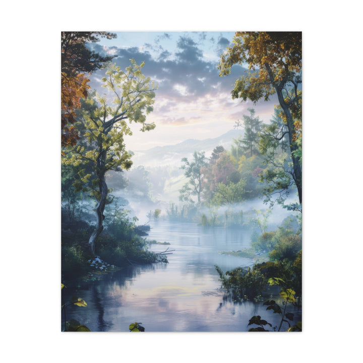 Serene Landscape Scene - Modern Oasis Sensory Design & Art Studio - Canvas