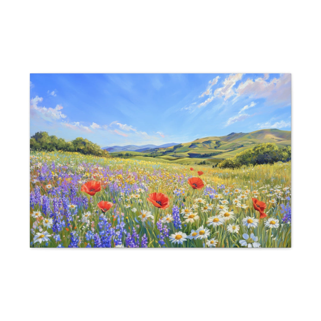 Blooming Serenity - Modern Oasis Sensory Design & Art Studio - Canvas