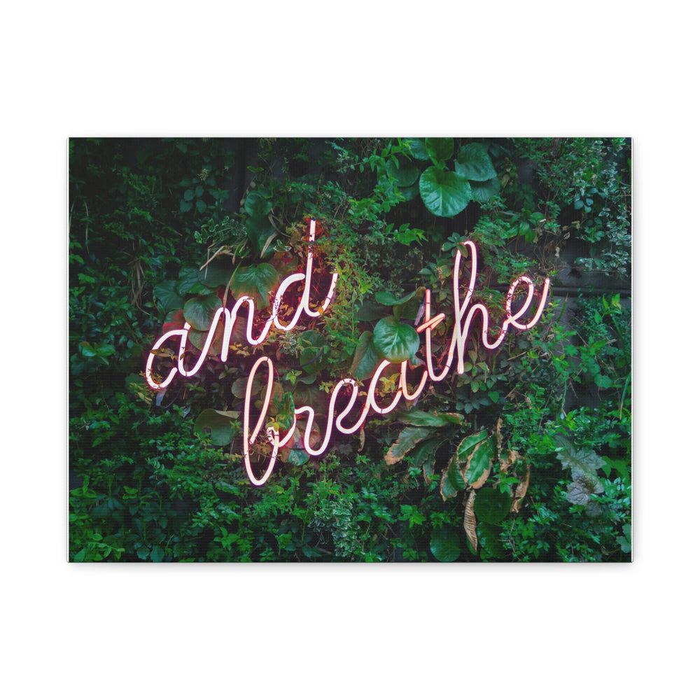and Breathe - Modern Oasis Sensory Design & Art Studio - Canvas