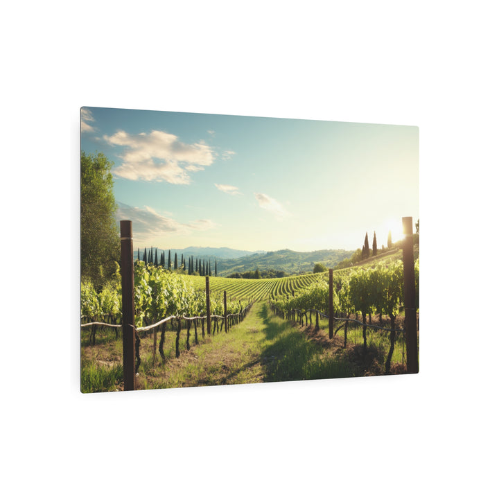 Scenic Vineyard Metal Art - Modern Oasis Sensory Design & Art Studio - Home Decor
