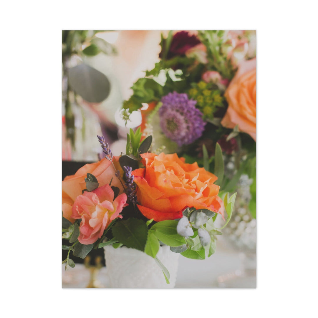 Vibrant Floral - Modern Oasis Sensory Design & Art Studio - Canvas