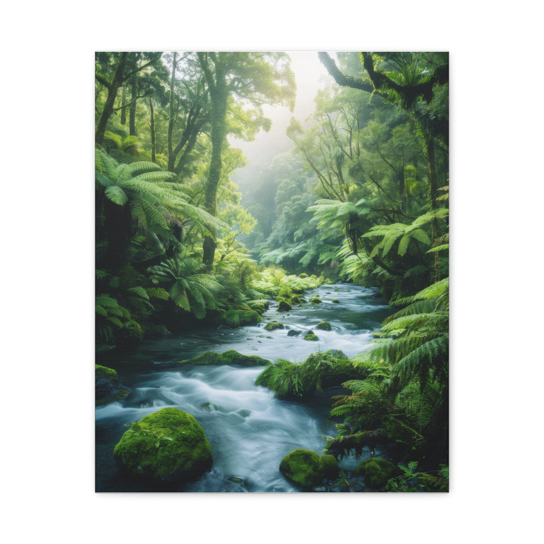 Serene River - Modern Oasis Sensory Design & Art Studio - Canvas