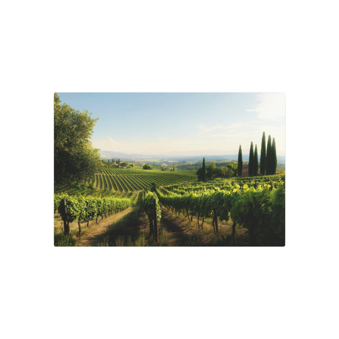 Vineyard Serenity Metal Art - Modern Oasis Sensory Design & Art Studio - Home Decor