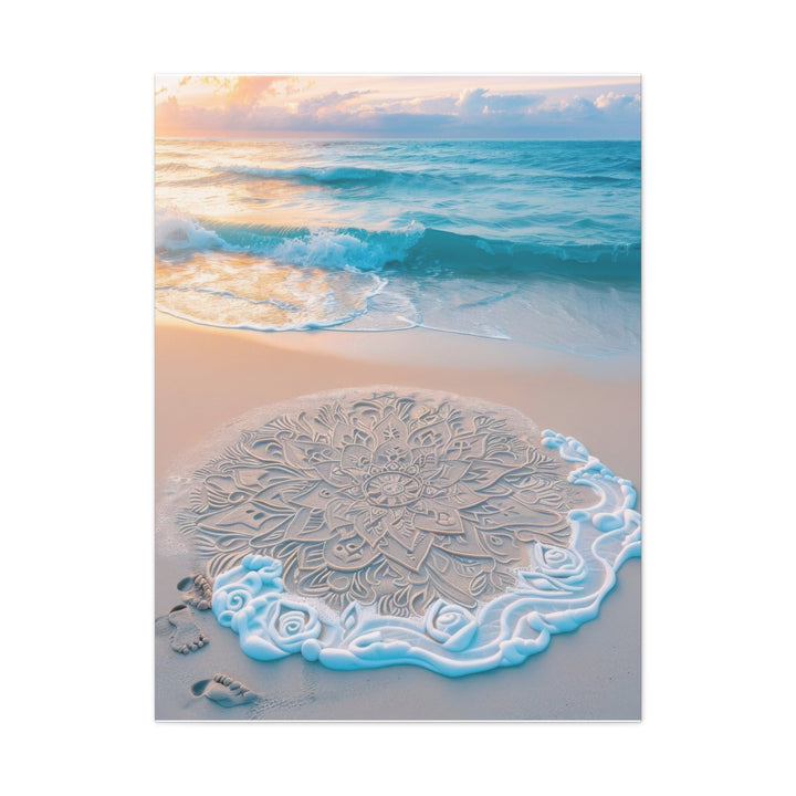 Serene Beach Waves - Modern Oasis Sensory Design & Art Studio - Canvas