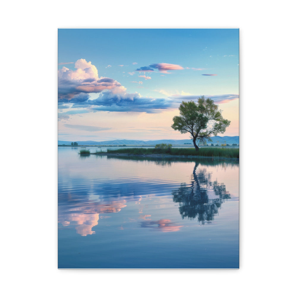 Serene Lagoon - Modern Oasis Sensory Design & Art Studio - Canvas