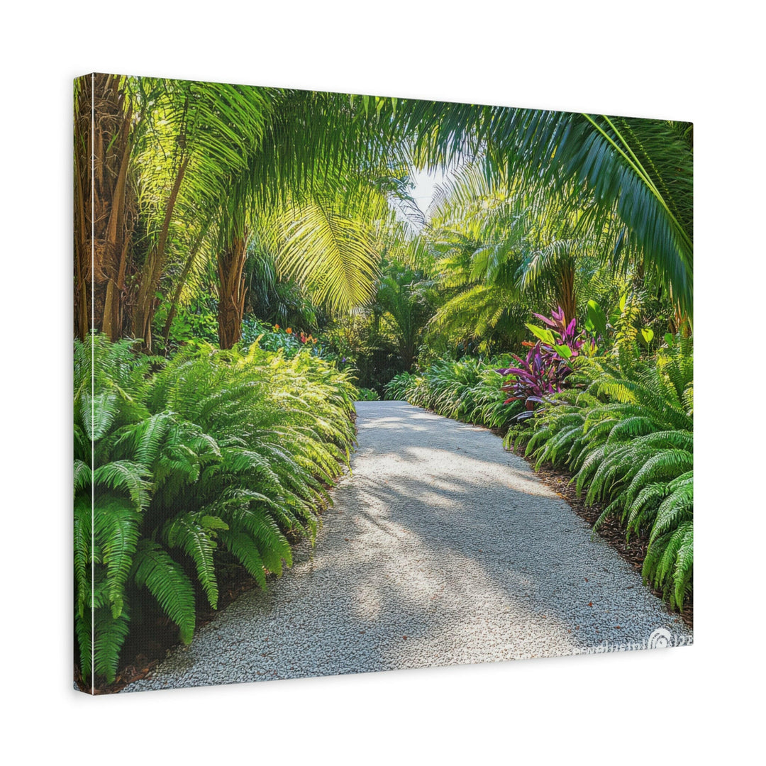 Serene Tropics - Modern Oasis Sensory Design & Art Studio - Canvas