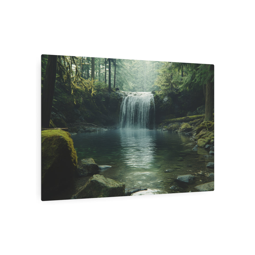 Serene Waterfall Metal Art - Modern Oasis Sensory Design & Art Studio - Home Decor