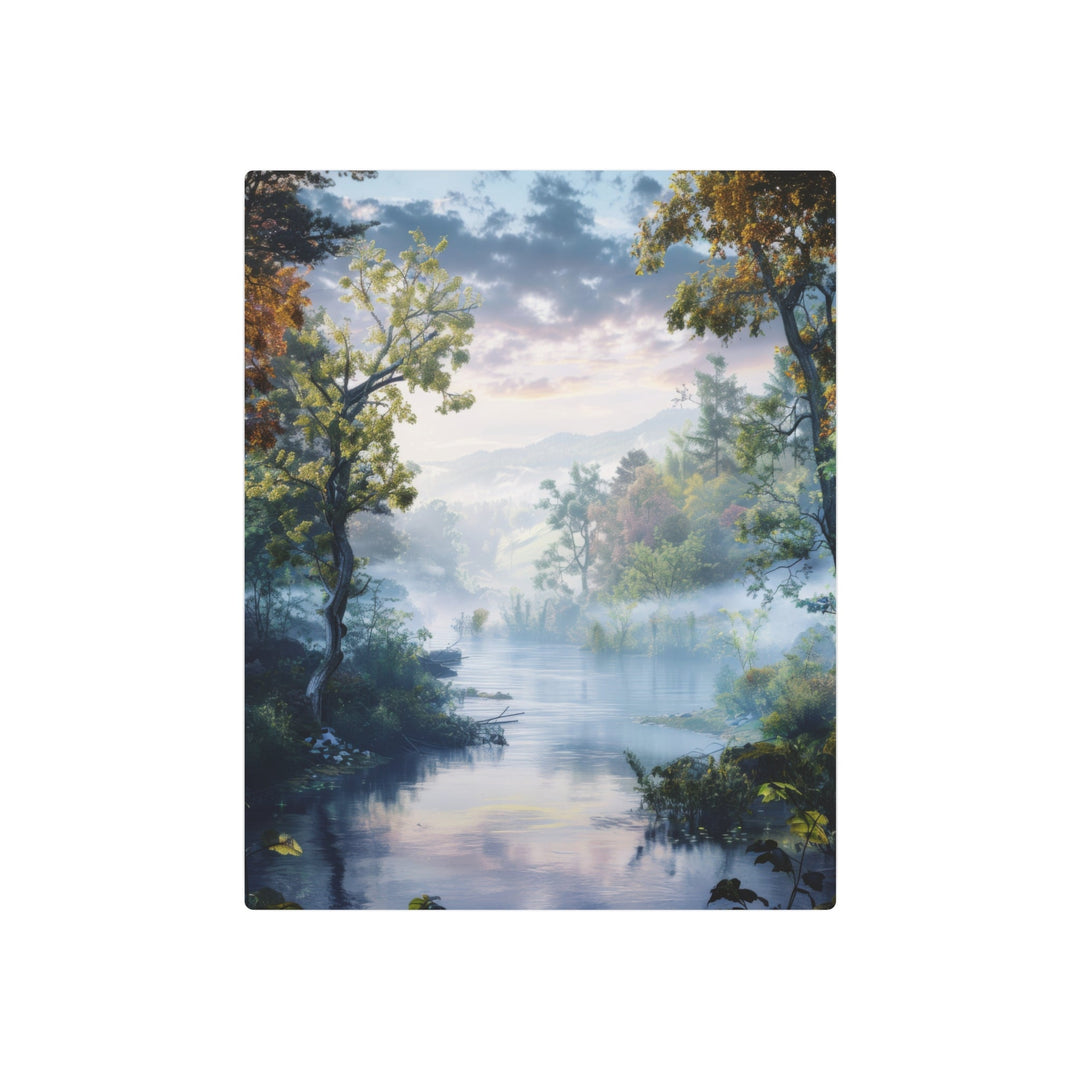 Serene Landscape Scene Metal Art - Modern Oasis Sensory Design & Art Studio - Home Decor