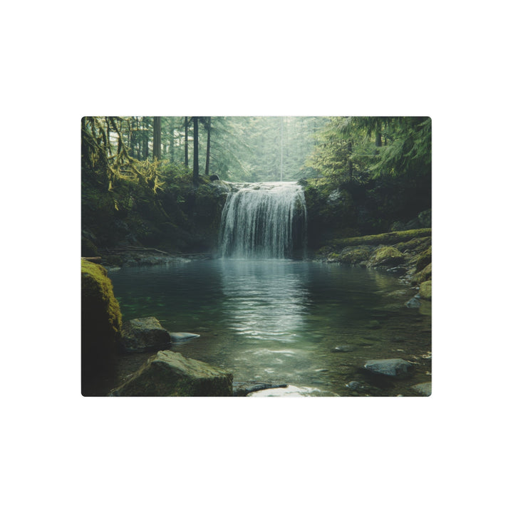 Serene Waterfall Metal Art - Modern Oasis Sensory Design & Art Studio - Home Decor