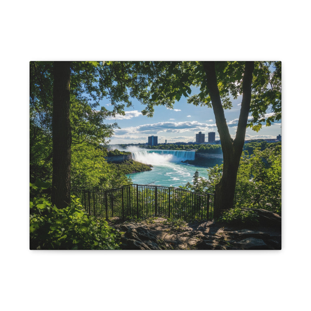 Waterfall Serenity - Modern Oasis Sensory Design & Art Studio - Canvas