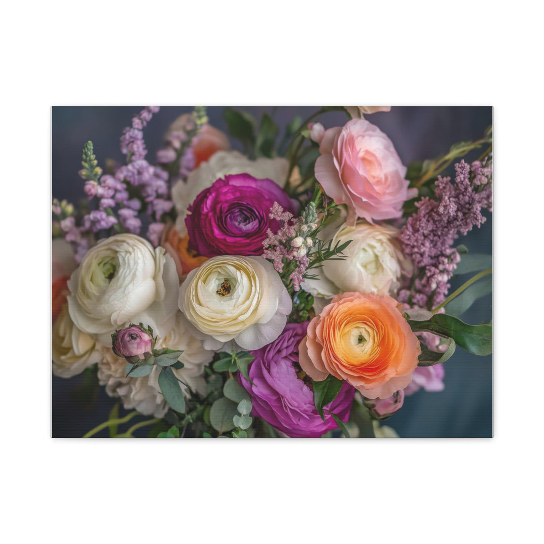 Peony Elegance - Modern Oasis Sensory Design & Art Studio - Canvas