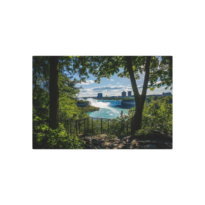 Waterfall Serenity Metal Art - Modern Oasis Sensory Design & Art Studio - Home Decor