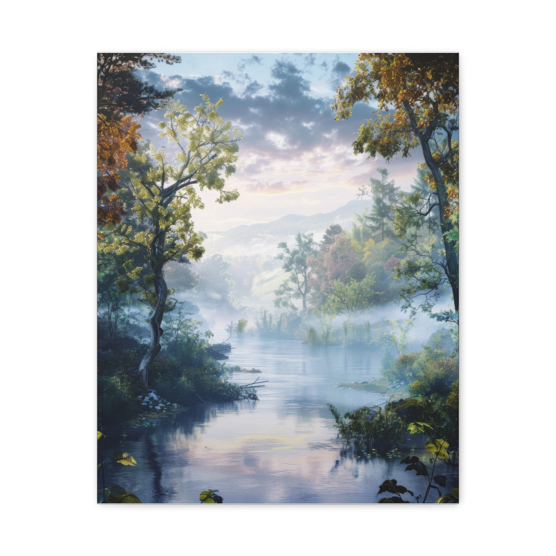 Serene Landscape Scene - Modern Oasis Sensory Design & Art Studio - Canvas