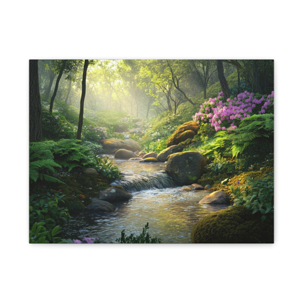 Tropical Ray of Calm - Modern Oasis Sensory Design & Art Studio - Canvas