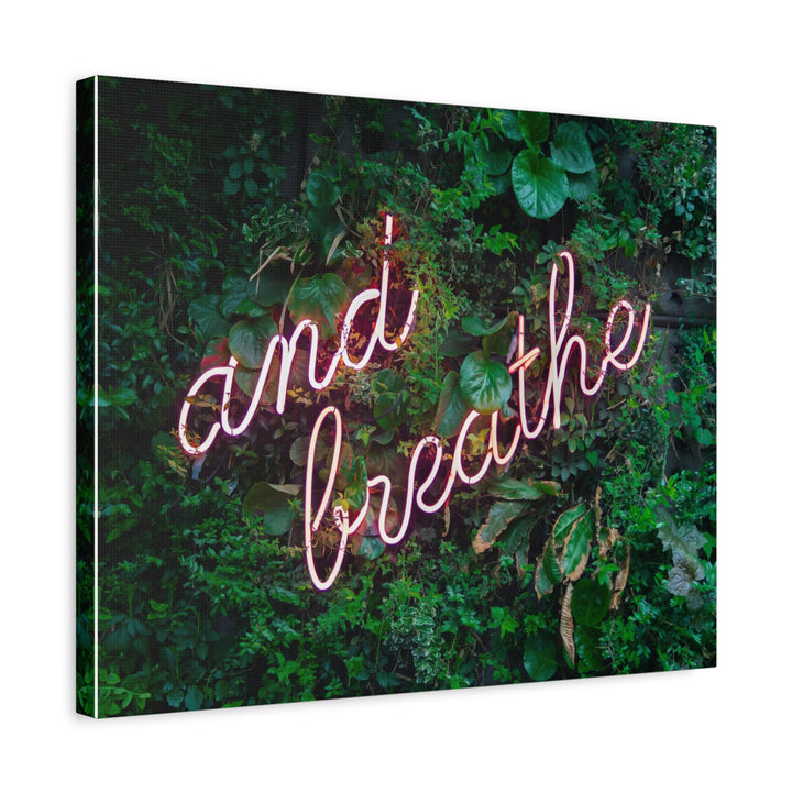 and Breathe - Modern Oasis Sensory Design & Art Studio - Canvas