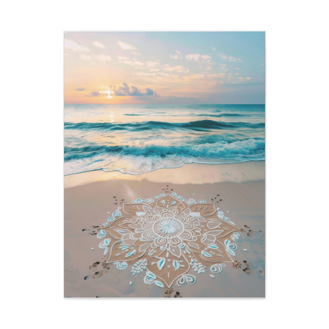 Beach Mandala - Modern Oasis Sensory Design & Art Studio - Canvas