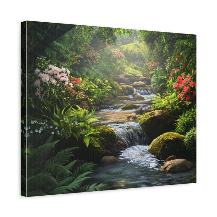 Serene Stream - Modern Oasis Sensory Design & Art Studio - Canvas