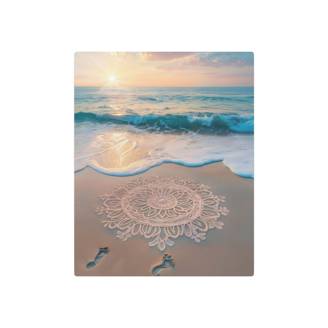 Serene Beach Metal Art - Modern Oasis Sensory Design & Art Studio - Home Decor