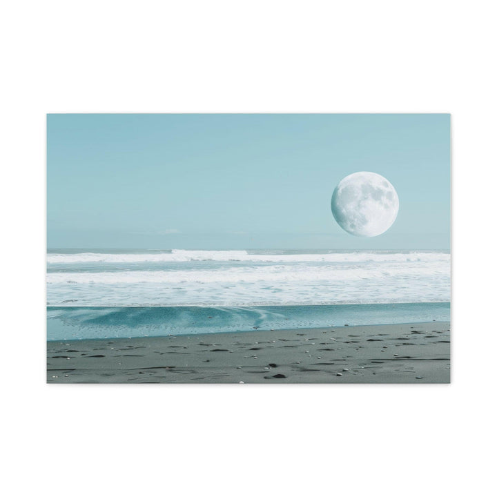 Tranquil Beach Moon - Modern Oasis Sensory Design & Art Studio - Canvas