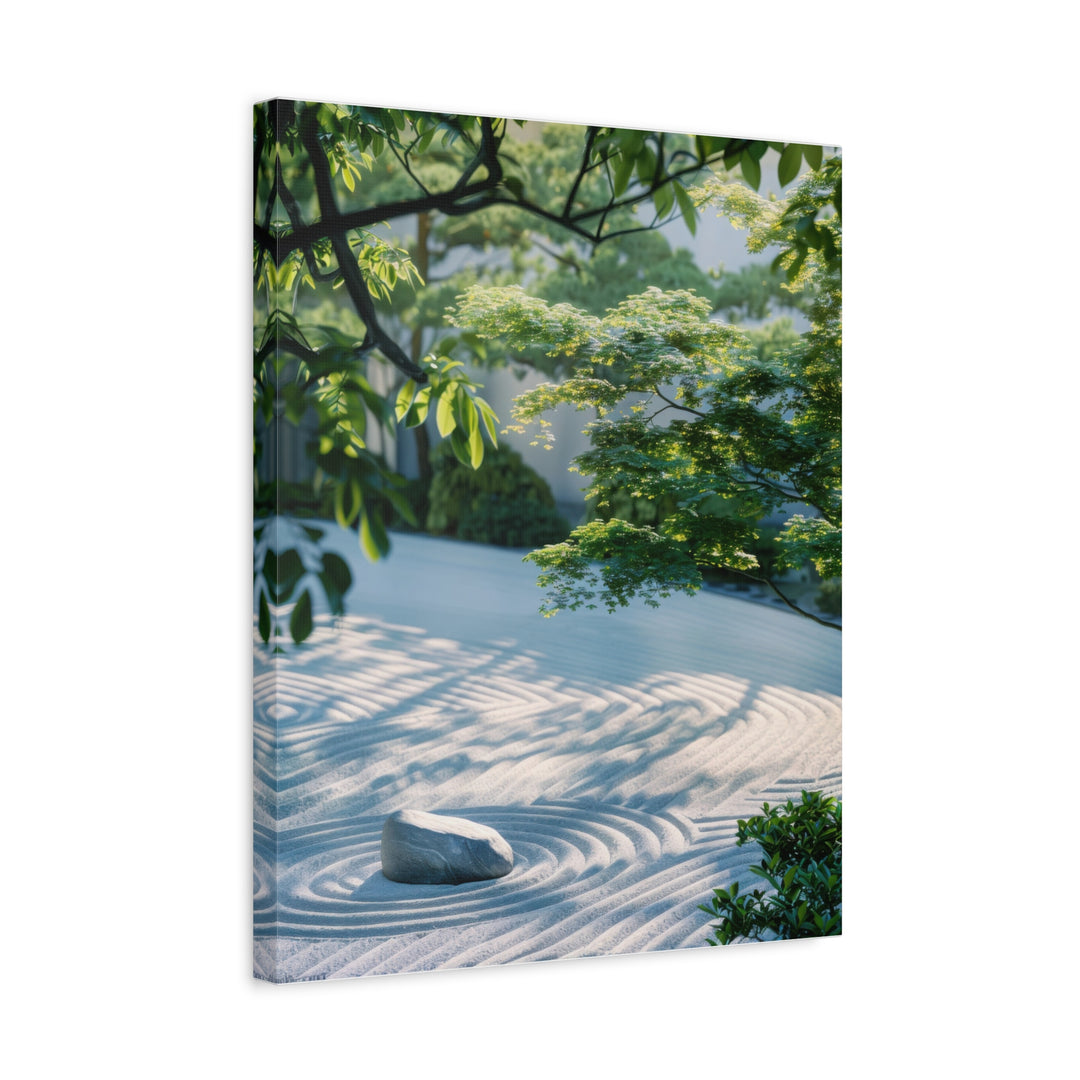 Serene Zen Garden - Modern Oasis Sensory Design & Art Studio - Canvas