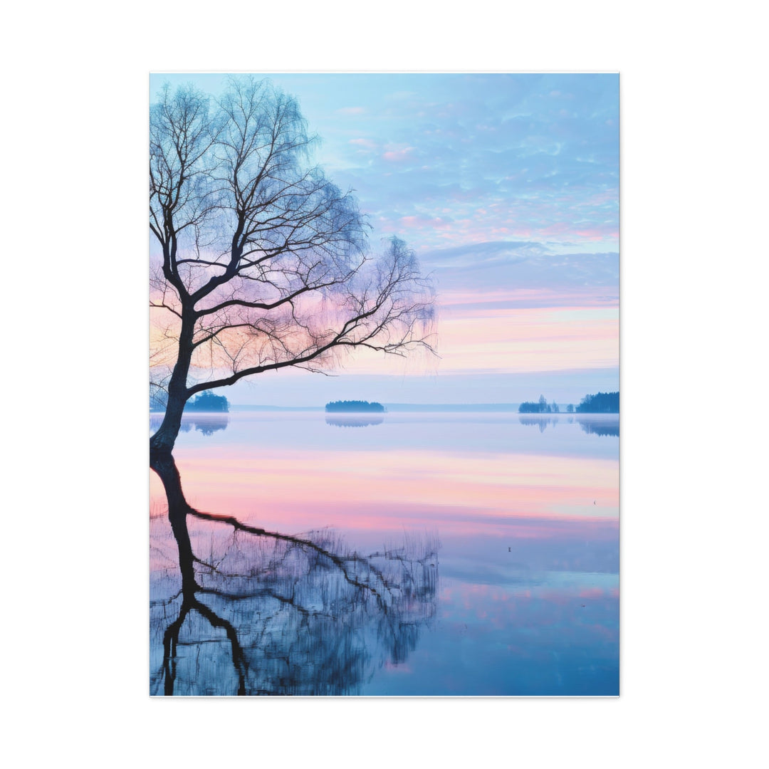 Serene Sunset Landscape - Modern Oasis Sensory Design & Art Studio - Canvas