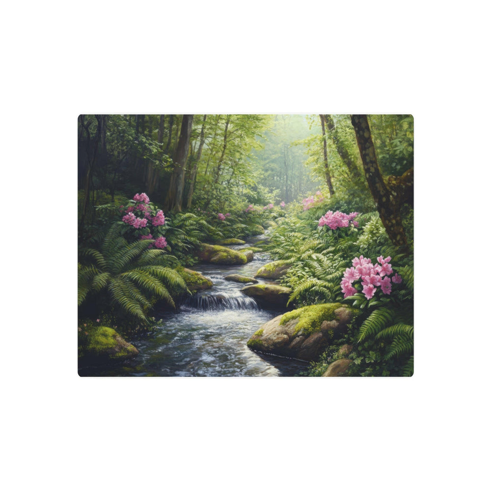 Peaceful Forest Stream Metal Art - Modern Oasis Sensory Design & Art Studio - Home Decor