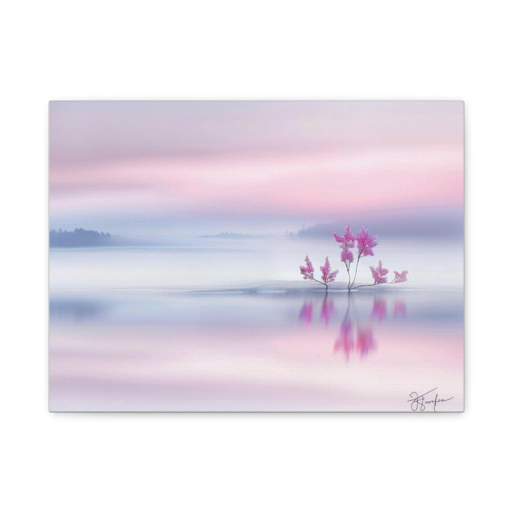 Serene Pink Landscape - Modern Oasis Sensory Design & Art Studio - Canvas