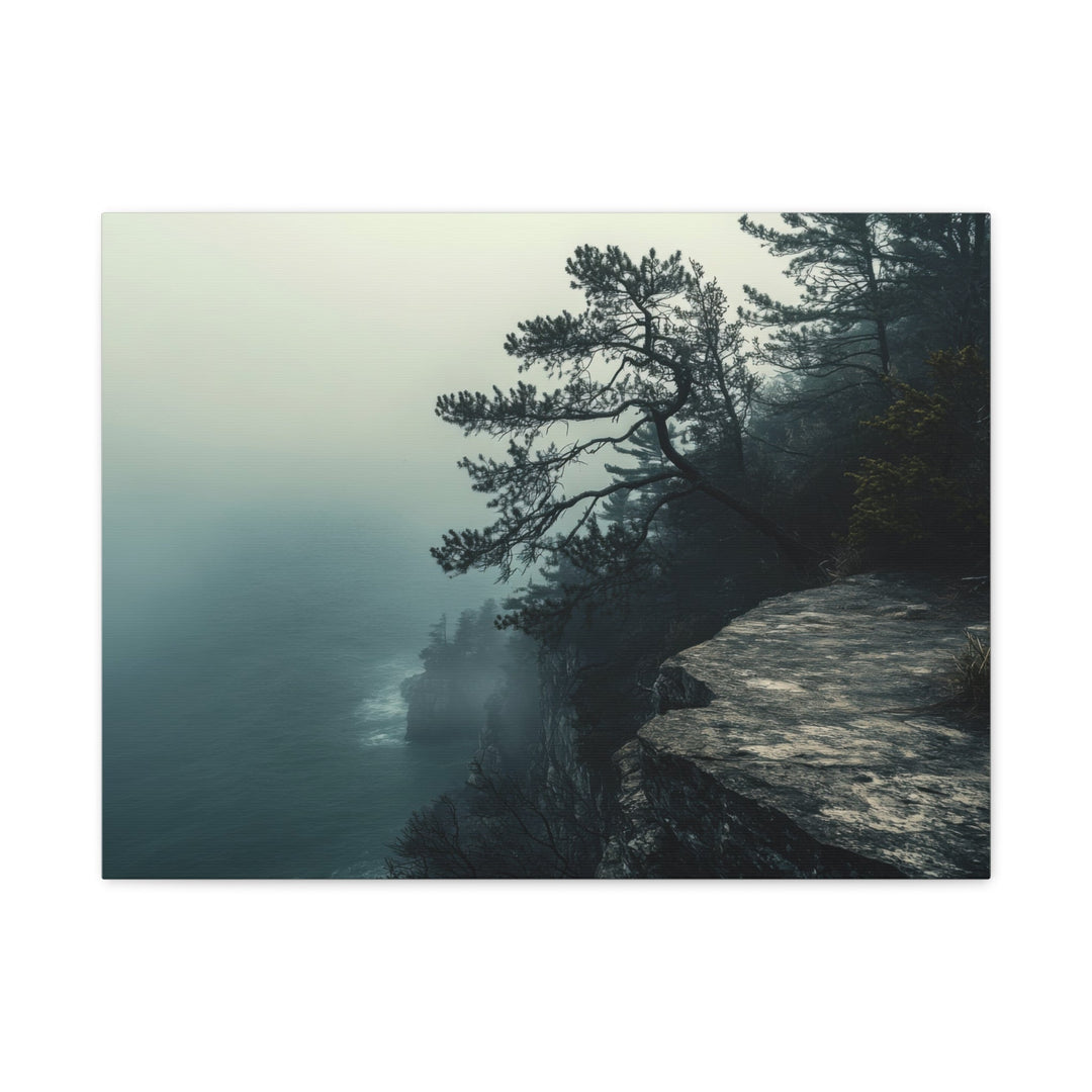Misty Cliff - Modern Oasis Sensory Design & Art Studio - Canvas