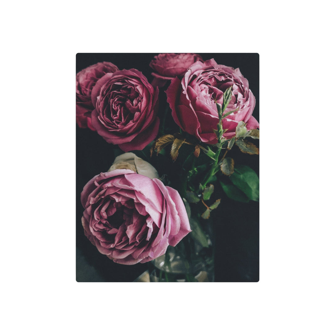 Pink Roses Metal Art - Modern Oasis Sensory Design & Art Studio - Home Decor