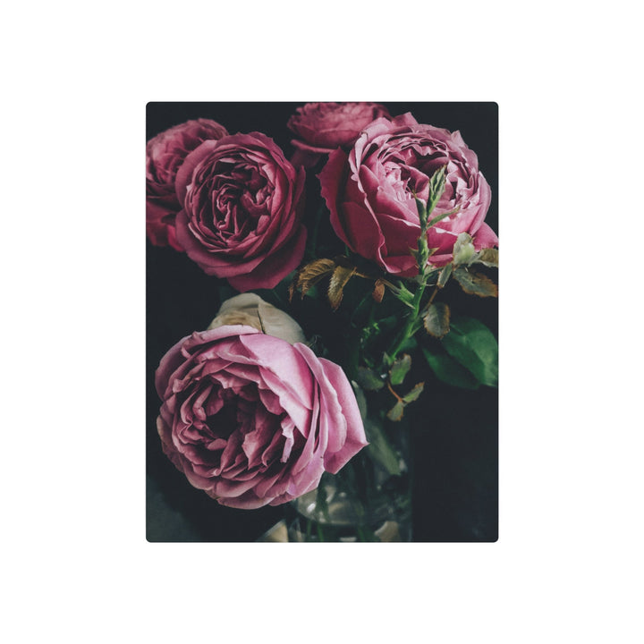 Pink Roses Metal Art - Modern Oasis Sensory Design & Art Studio - Home Decor